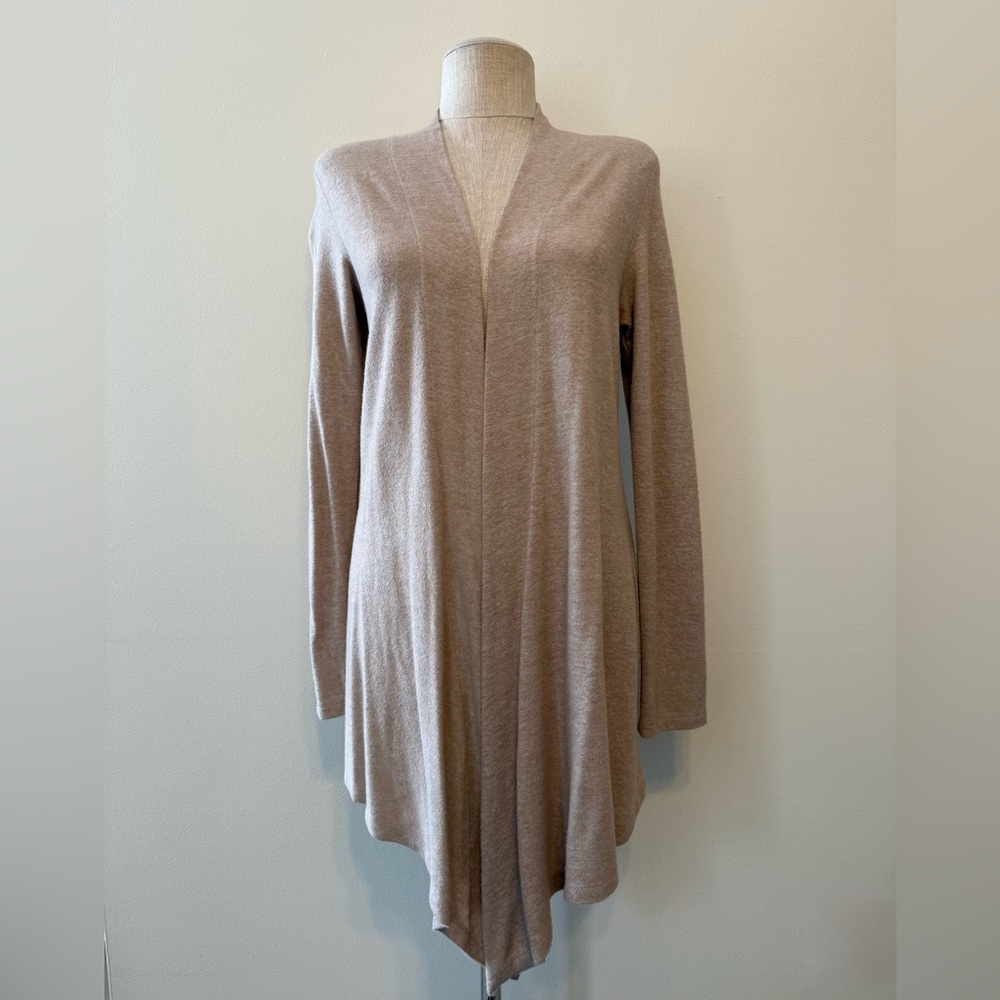 Hello Mello Flyaway Open Cut Long Sleeve Cardigan
